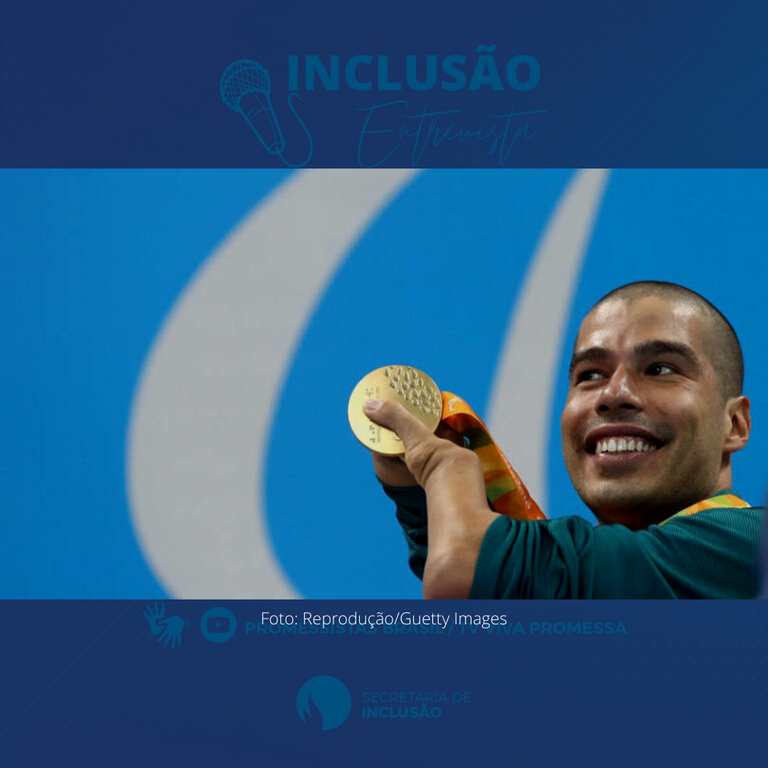 Medalhista paralímpico, Daniel Dias, é o convidado do Inclusão Entrevista