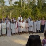 17 pessoas são batizadas na 11ª Festa da Colheita de Óbidos