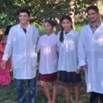 Adolescentes são batizadas em comunidade de Óbidos (PA), na Convenção Baixo Amazonas 