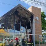 Incêndio atingiu templo central da Igreja Adventista da Promessa no bairro do Marco, em Belém