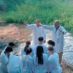 Batismo com nove pessoas é realizado em Valparaíso (SP), na Convenção Noroeste Paulista