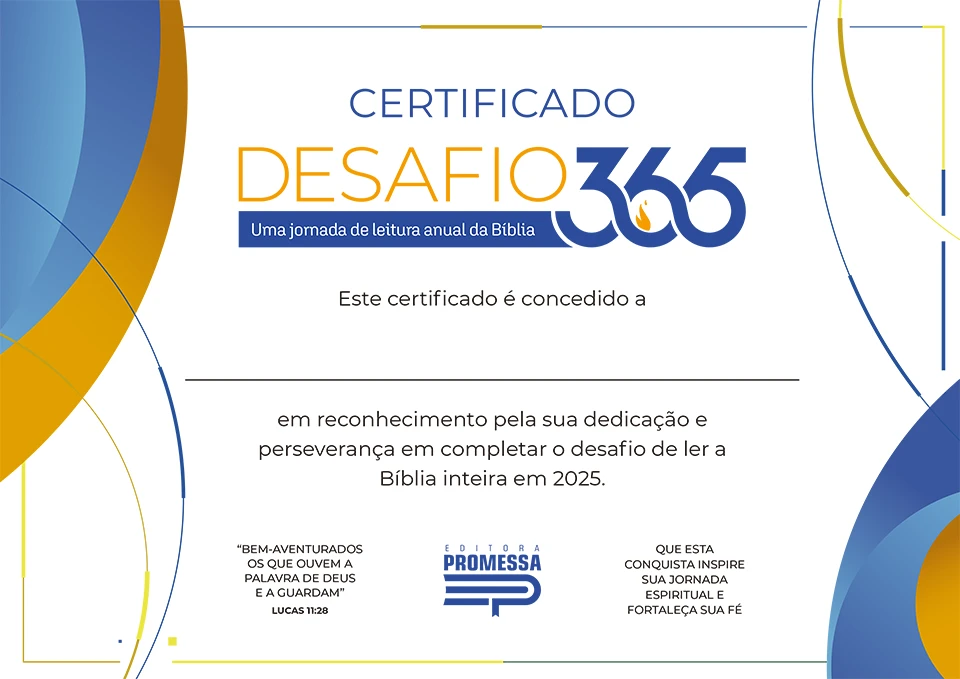 Certificado Desafio 365