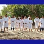 11 jovens descem às águas batismais em Terra Santa (PA)