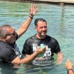 Com maioria de Bases Missionárias, Promessa Cosmópolis batiza sete pessoas